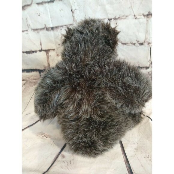 Vintage Carousel Teddy Bear Plush BARNEY with tags outie belly button 13 inch - Picture 6 of 11